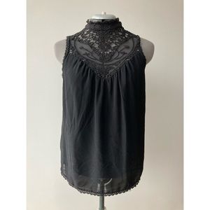 Black Lace Blouse